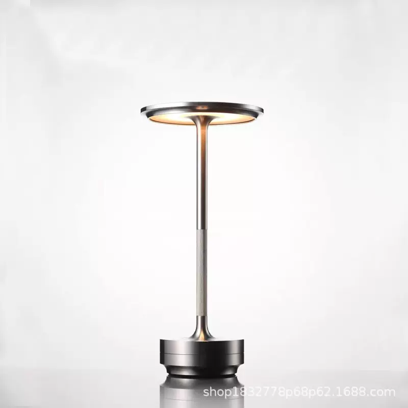 高级感轻奢现代简约复古餐厅酒吧工字台灯桌面充电氛围灯飞碟台灯