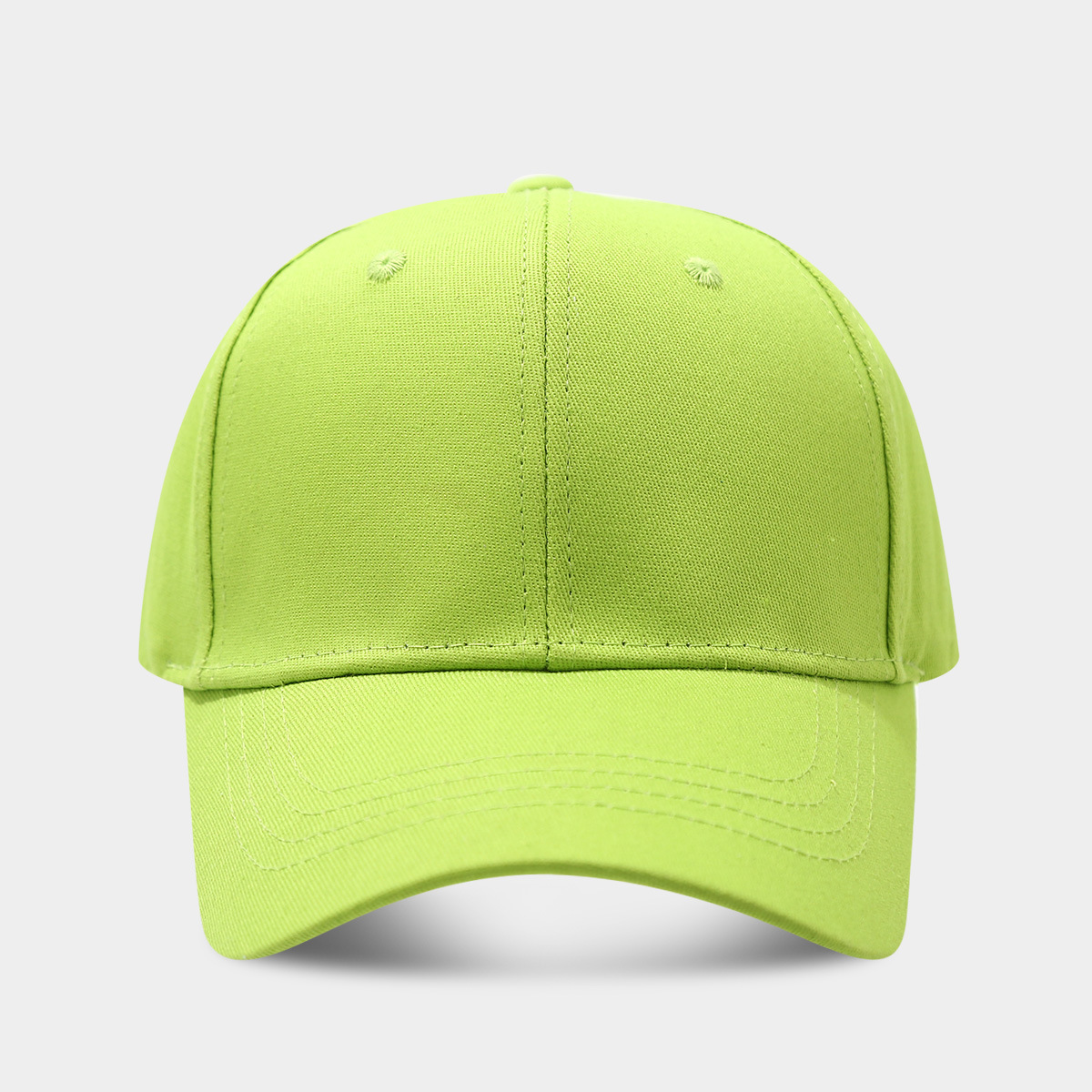 Primavera y verano al aire libre sombrero de protección solar sombrero de color sólido simple sombrero de béisbol casual duro mostrando cara pequeño sombrero de lengua de pato para hombres y mujeres