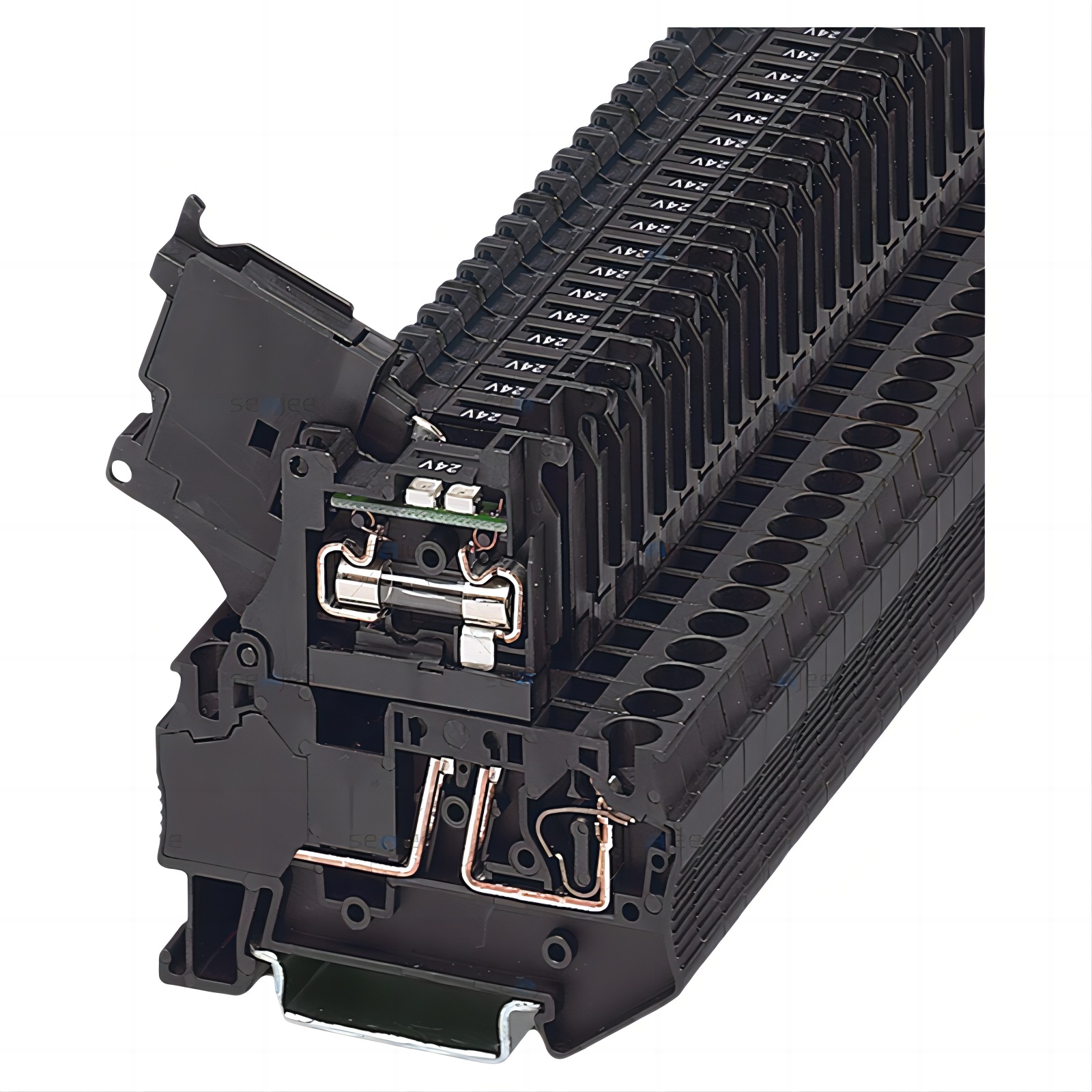 ST4-HESILA220V 侧插式保险丝端子 ST侧插式弹簧接线端子