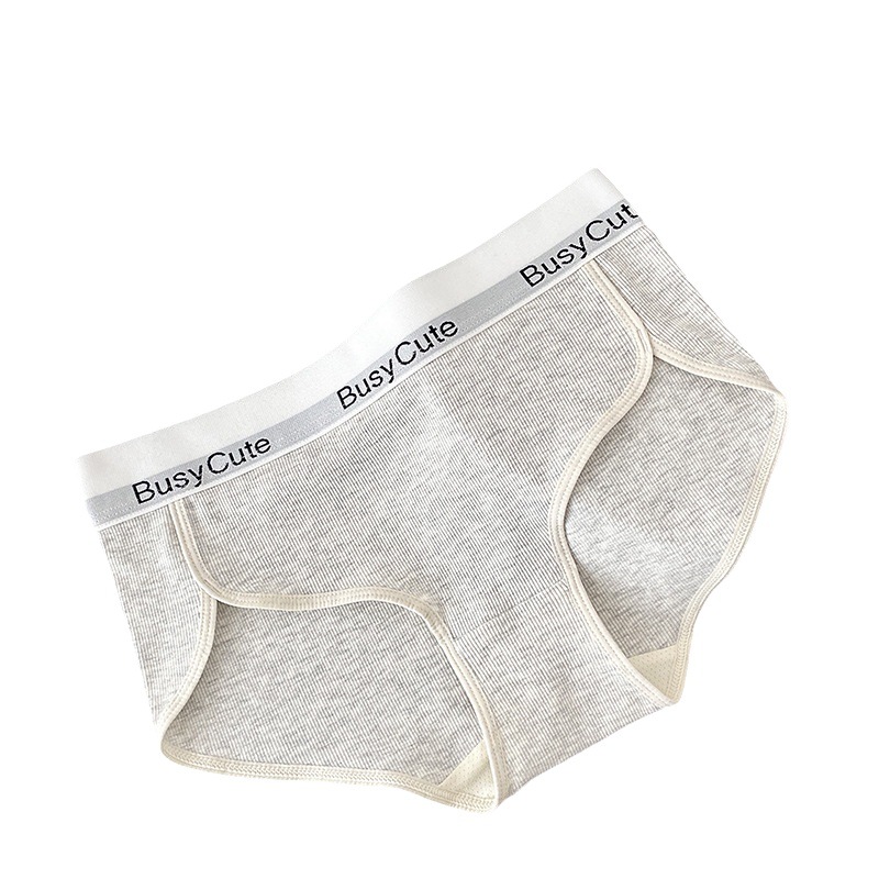 Gran marca ins estilo fuerte empuje 8126 negro blanco gris ajustable alta hendidura chica Mediados de cintura cadera ropa interior Calzoncillos algodón