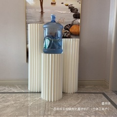 甜品台展示架婚庆折叠圆柱纸质罗马柱折摆件商场橱窗生日派对厂家