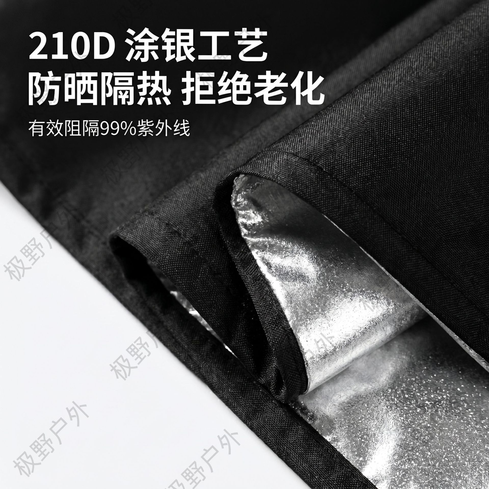 Cross-Border Hot-Selling Bicycle Tent for Outdoor Camping, Portable Dustproof Folding Storage Sunshade and Rainproof Canopy