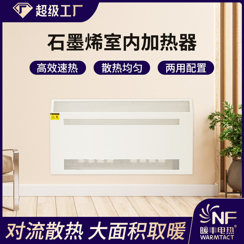 Graphene Indoor Heater, Energy-Saving, Hotel Apartment, Home Wall-Mounted Heating, Fast Heating Electric Heater, Temperature Control