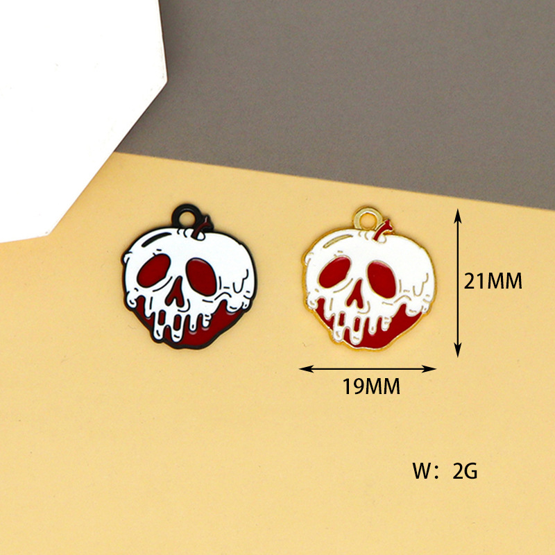 25g Weight Pendant Jewelry Making Type 16*30mm, 19 * 21mm, 20 * 23mm Jewelry Making Size DIY Jewelry Accessories Classification 10 PCS/Package Quantity Alloy Material Halloween Festival Pumpkin, Bow Knot, Skull Pattern Enamel Design Cool Style, IG Style Style 10 PCS/Package 16*30mm 19 * 21mm 20 * 23mm Alloy Pumpkin Bow Knot Skull Pendant 11