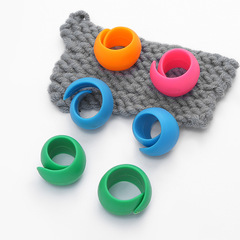 Silicone clip for spools, thread-end holder, bobbin-fixing clip, sewing tool storage, thread-end and spool ring.
