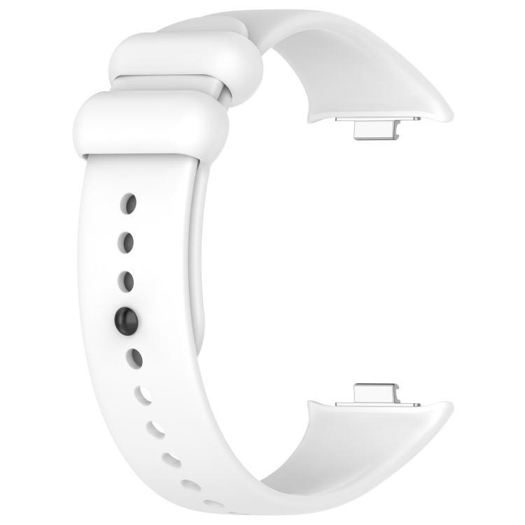 xDfind pulsera de silicona de botón negro sólido para Redmi Watch 6 / Watch 5 / Watch 4 / Xiaomi pulsera 9 Pro