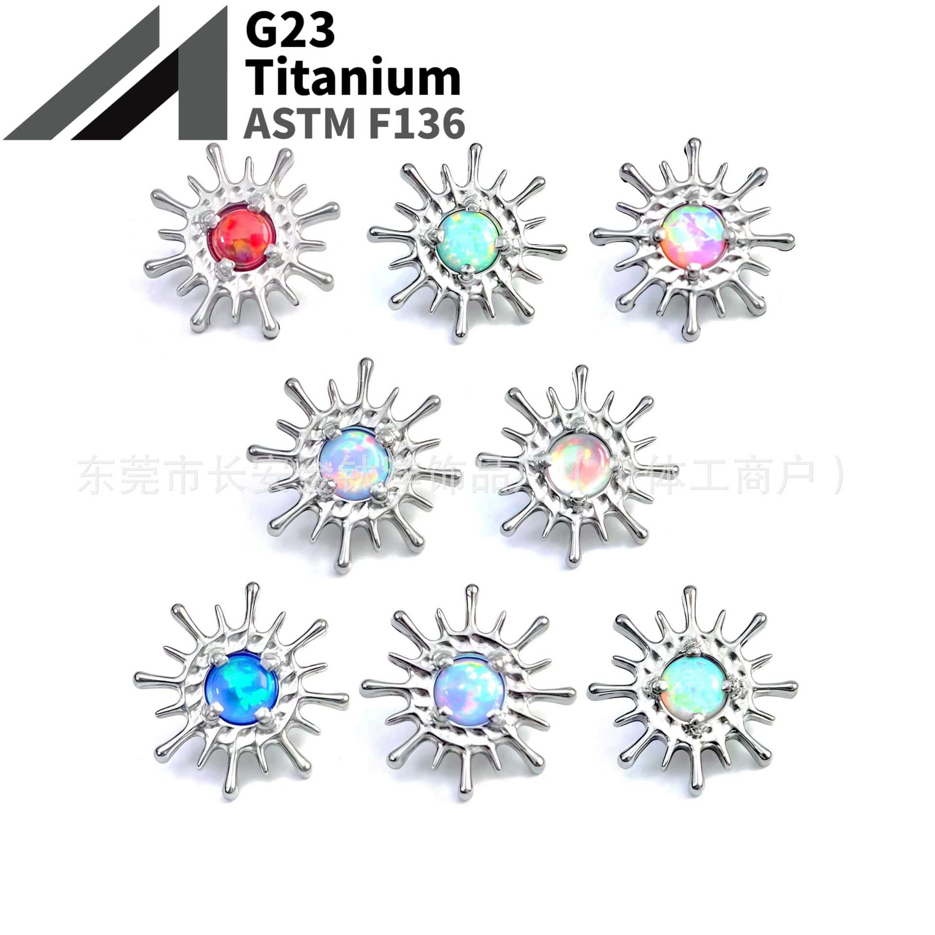 16G labret stud size and finish detail