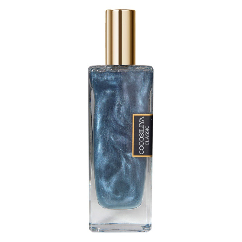 Perfume de arena líquida dorada COCOSILIYA, transmisor en vivo por celebridades de internet, para hombres y mujeres, fragancia fresca de larga duración, perfume ligero para estudiantes, venta al por mayor.