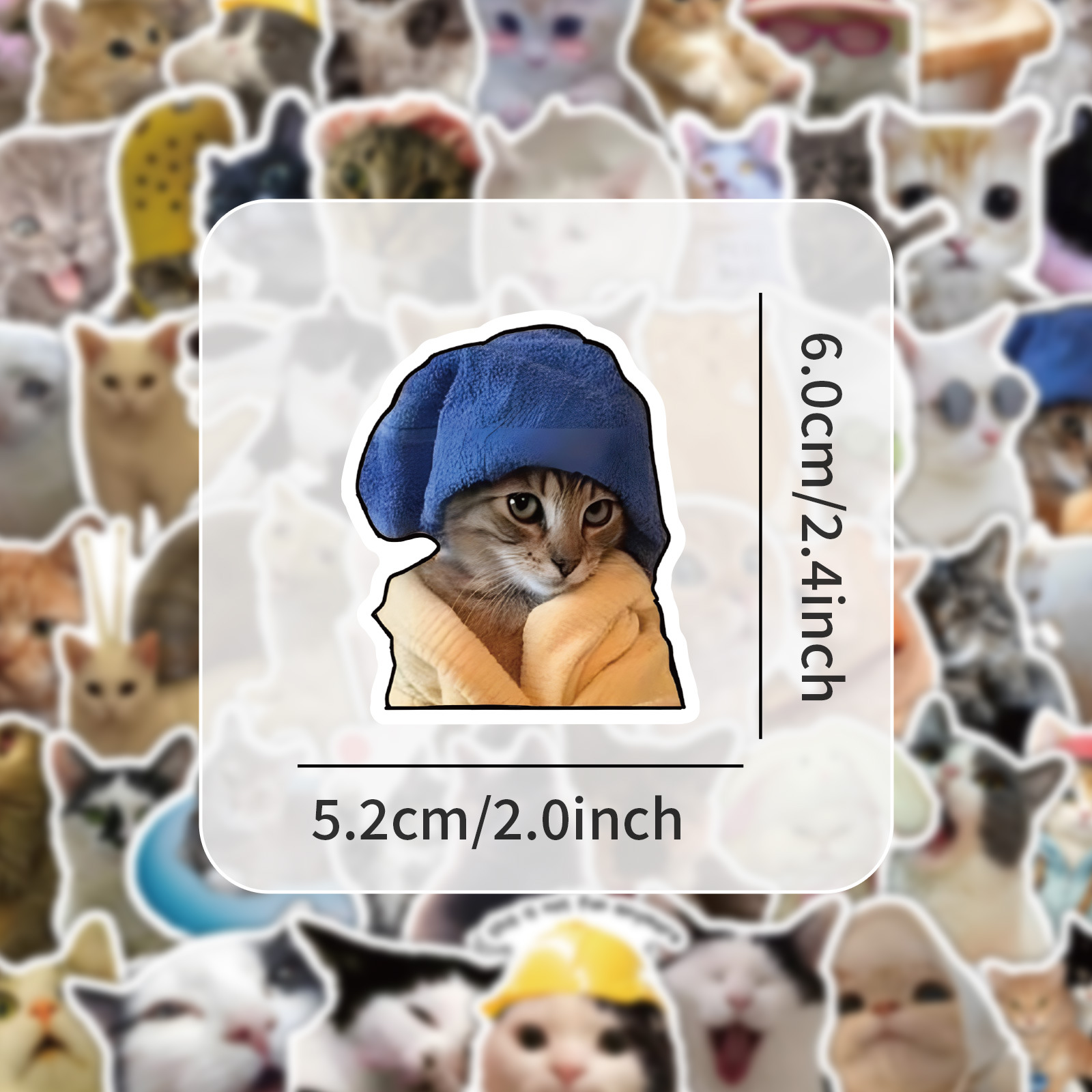 1 Set Dog Cat Learning PVC Self-adhesive Cute Stickers display picture 16
