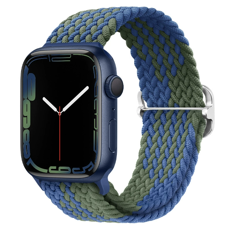 Смарт-ремешок Apple Watch подходит для Apple iWatch поколения 67891011 регулируемый нейлоновый переплетенный ремешок новый стиль