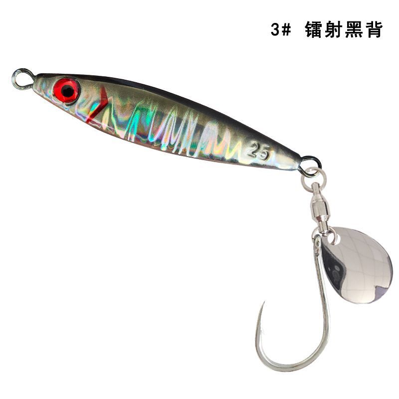 海釣りボート釣りサバ鉄板サバスパンコールシングルフックショアキャストサバ小太り鉄板ルアー餌カツオ偽餌|undefined