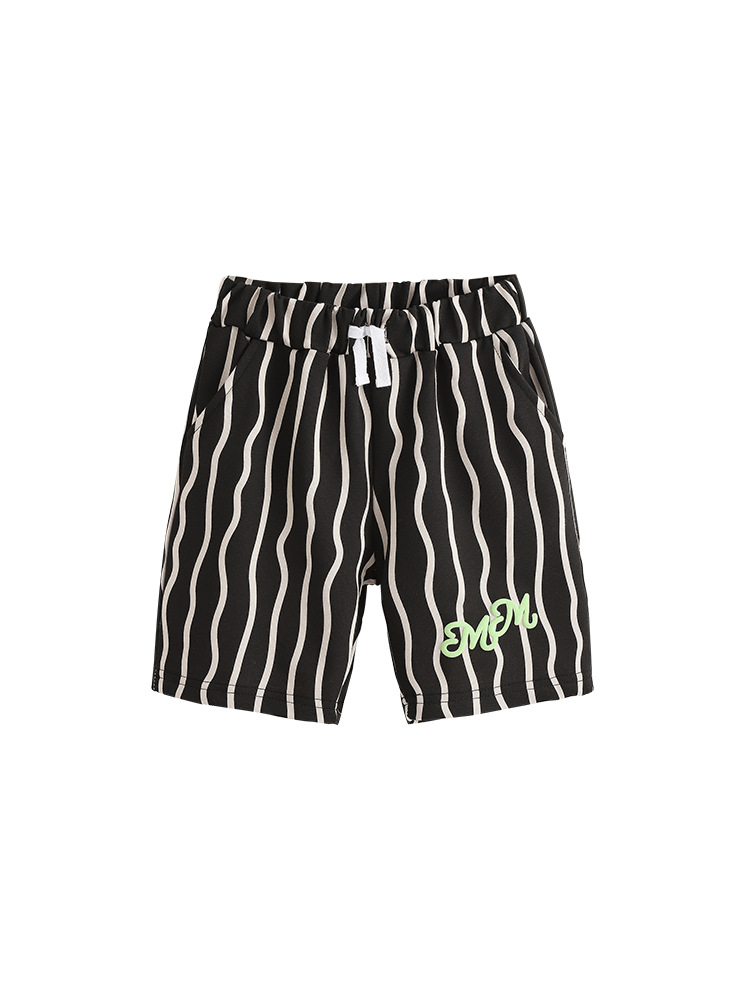 Malwee transfronterizo niños pantalones casuales verticales de verano nuevos pantalones de cintura elástica de niños europeos y estadounidenses ropa infantil image 6