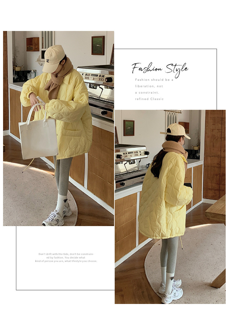F4820 770K ÁO KHOÁC NỮ BEITDD BIG SIZE NGOẠI CỠ MÙA XUÂN THU ĐÔNG PHONG CÁCH HÀN QUỐC THỜI TRANG NỮ VẢI BÔNG G02 SẢN PHẨM MỚI