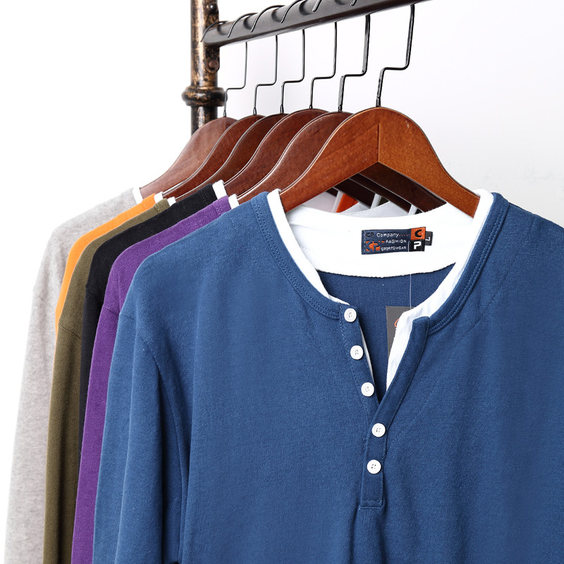 2024新春季男装t恤 加肥加大长袖T恤 宽松韩潮流特大码肥佬装8898