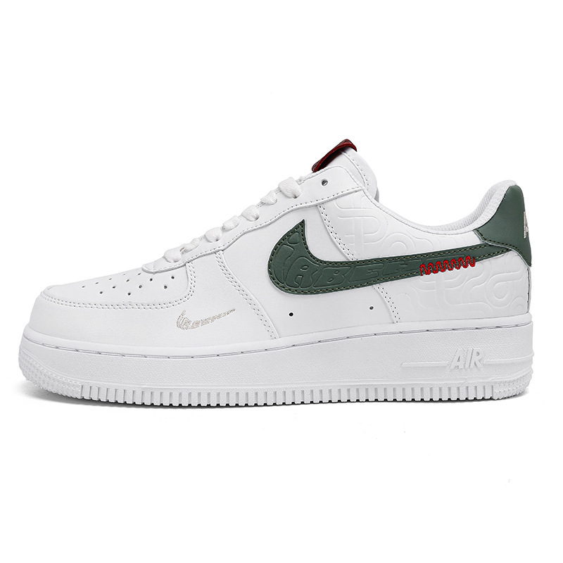 2024 新しいロートップ耐性エアフォースワン白靴莆田紳士靴純粋なオリジナル高バージョン af1 スニーカー女性|undefined