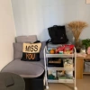 ЛЛЛЛЛ movable three-tiered cart white ЛЛЛЛЛ
