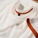 Light Luxury High-end Casual Ice Silk Cotton Embroidery Round Neck White Short-sleeved T-shirt Men's Base Shirt 2025 Spring and Summer