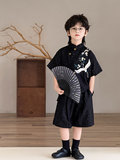 2025 Hit Boys Tang Suit Cust, костюм, черный фон цветочный цвет