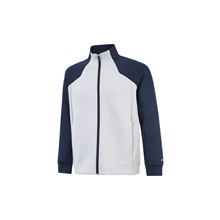 李宁男士针织外套秋季A84团购系列立领长袖开衫休闲卫衣AWDVA8