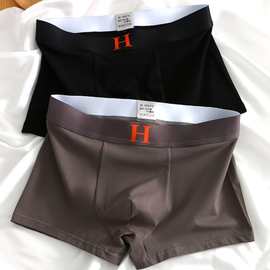 男人首选男士内裤纯棉磁石功能平角裤中腰短裤头家居健身四角短裤