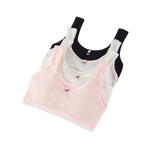 Underwear for girls, developmental stage, student girls, high school girls, pure cotton, small backless bra for girls, junior high school girls' underwear