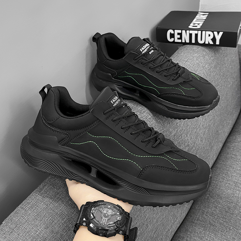 Herren Freizeitschuhe Aus Leder Für Arbeit Und Sport Frühling_voghion.com