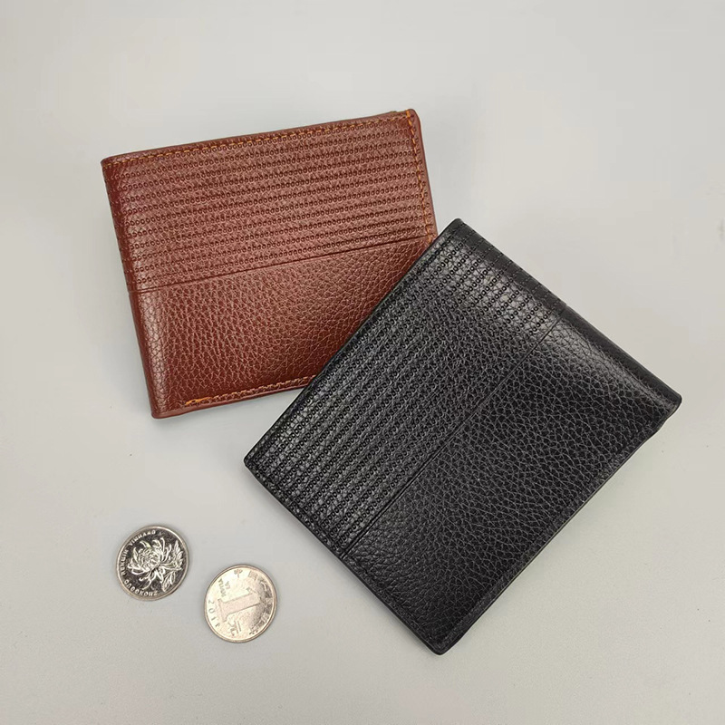 Men's Solid Color Pu Leather Open Wallets display picture 3