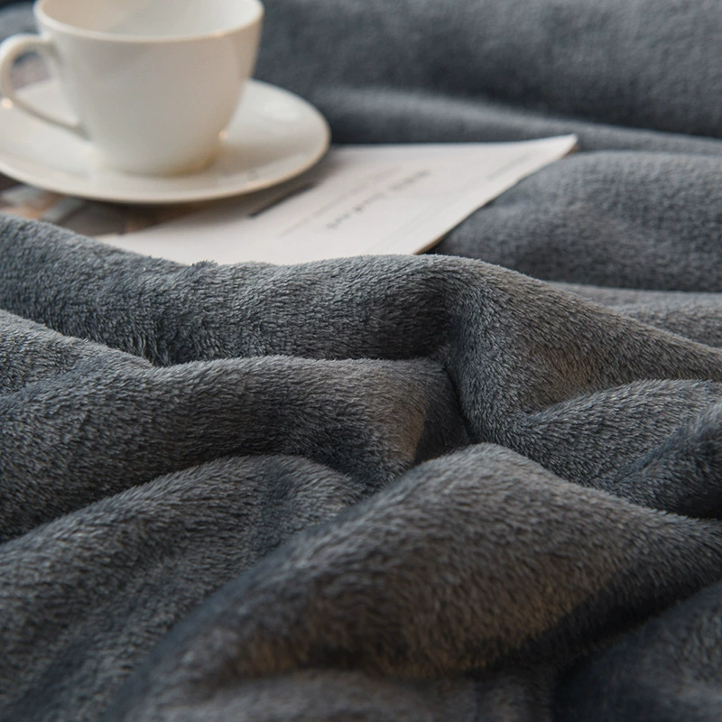 Утолщенное тёплое одеяло Milk velvet Ferry lamb velvet многофункциональное quilt-плед 150X200X230