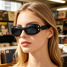 ŷ������ī��Ůʱ����Բ��̫����Y2K�羳�¿��۾�����sunglasses