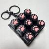 Nine-key black shell-silicone black cat claw