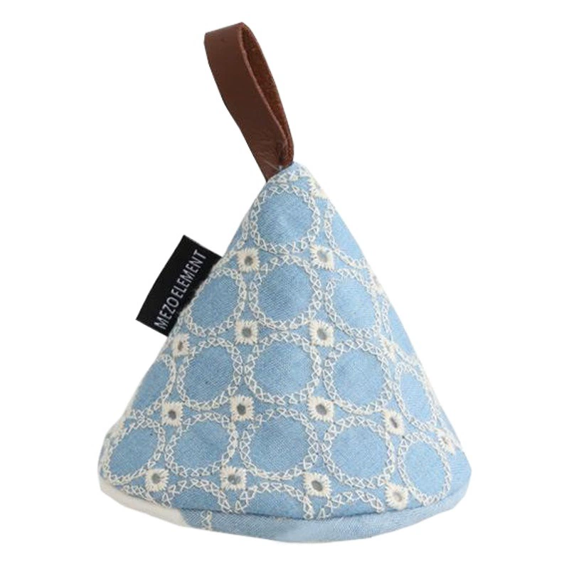 Джинсовая вышивка в японском стиле, кухня с защитой от ожогов, треугольная Крышка для горшка, теплоизоляционные перчатки, милая тканевая Крышка для горшка, куртка