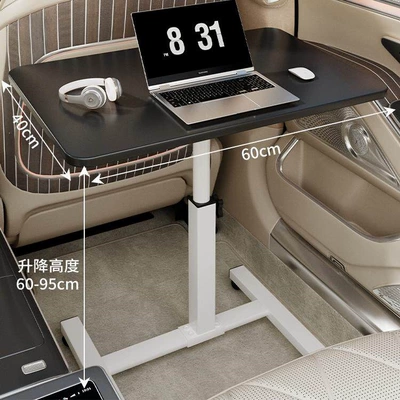 Car table board — Table for Eating, Suitable for Front - black-white-6040-no-gap-termssuitable-for-large-vehicles