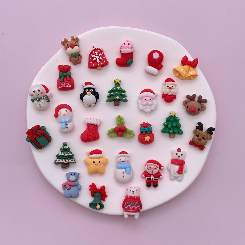 Cartoon Christmas Bell Resin Accessories DIY Cream Glue Hairpin Mobile Phone Case Shoe Buckle Christmas Tree Decoration Cartoon Christmas Bell Resin Accessories DIY Cream Glue Hairpin Mobile Phone Case Shoe Buckle Christmas Tree Decoration