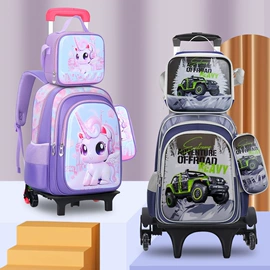 小学书包;文具盒;拉杆书包