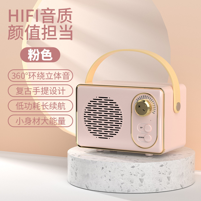 回転ビニールレコードレトロオーディオ小型ワイヤレス Bluetooth スピーカー高品質ポータブル低音ホリデーギフト|undefined