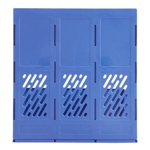 Deli 33666 file management rack triple file frame information rack file column file rack office supplies wholesale