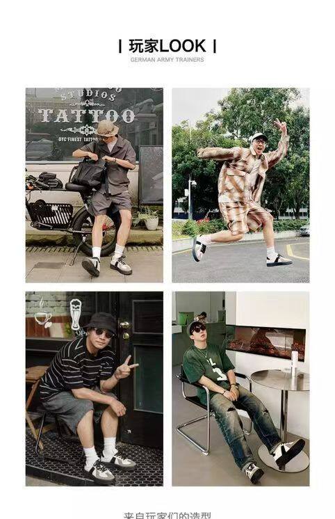 Giày sneaker nam kiểu Đức cổ thấp đế dày tăng chiều cao, giày thể thao casual thoáng khí — 8767 màu đen, 8767m màu chi tiết 6