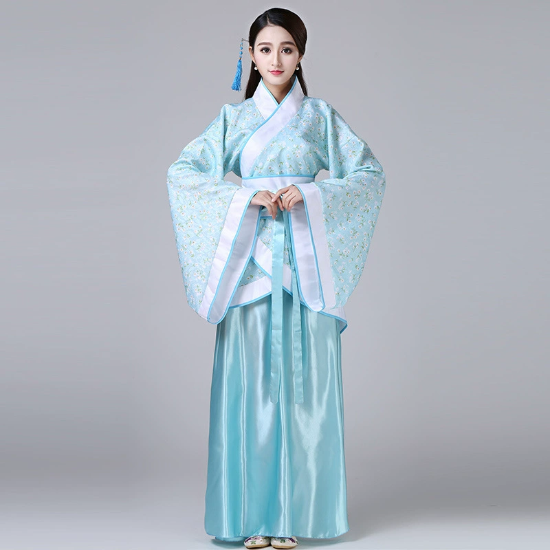 Костюм Ханфу Тан female Fairy Princess, наряд для танца, разноцветный, размеры S–XL