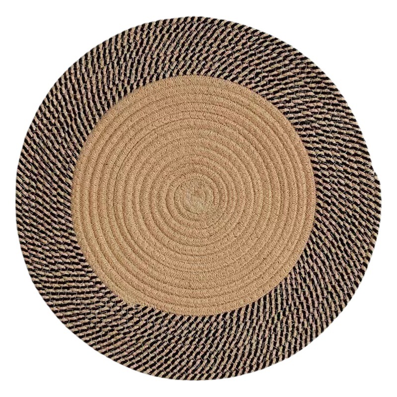 Alfombra redonda de estilo moderno para la entrada y la sala de estar, alfombra ovalada simple y ecológica antideslizante, alfombra para estudio fotográfico.