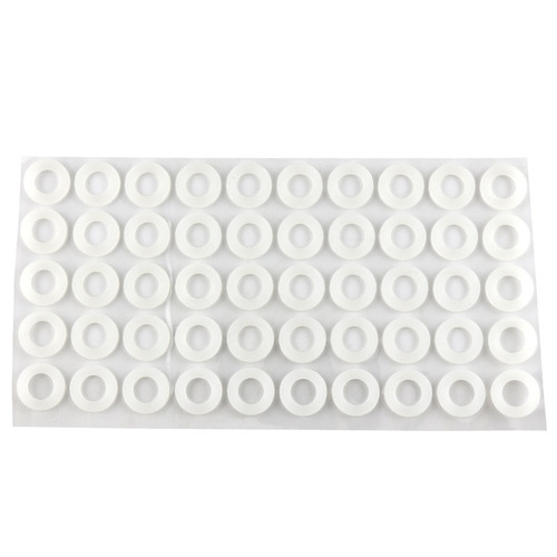 Dongguan die-cut round wear-resistant silicone gasket transparent pressure-resistant shock-absorbing anti-slip foot pad seal waterproof silicone pad