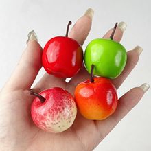 工厂仿真樱桃双叉车厘子模型蔬菜泡沫假水果装饰道具仿真迷你水果