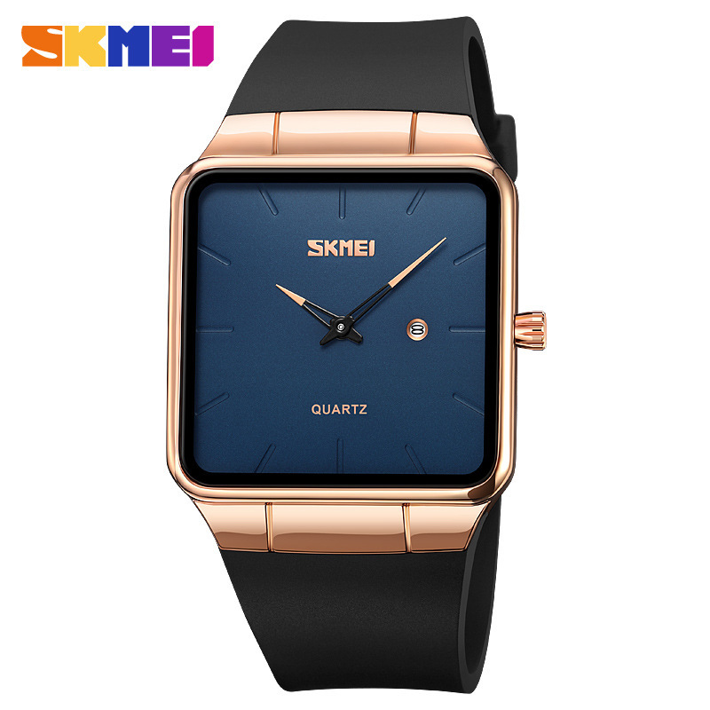 SKMEI Fashion Square reloj de hombre productos genuinos reloj de hombre de alta gama simple reloj de cuarzo impermeable