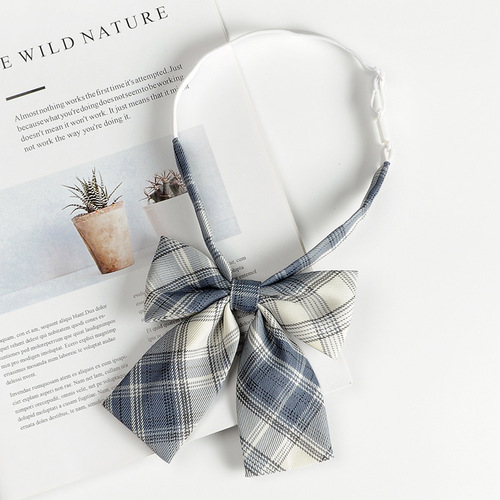 Japanese jk bow tie women's college style shirt decorated sailor suit collar flower graduation photo bachelor suit bow wine red