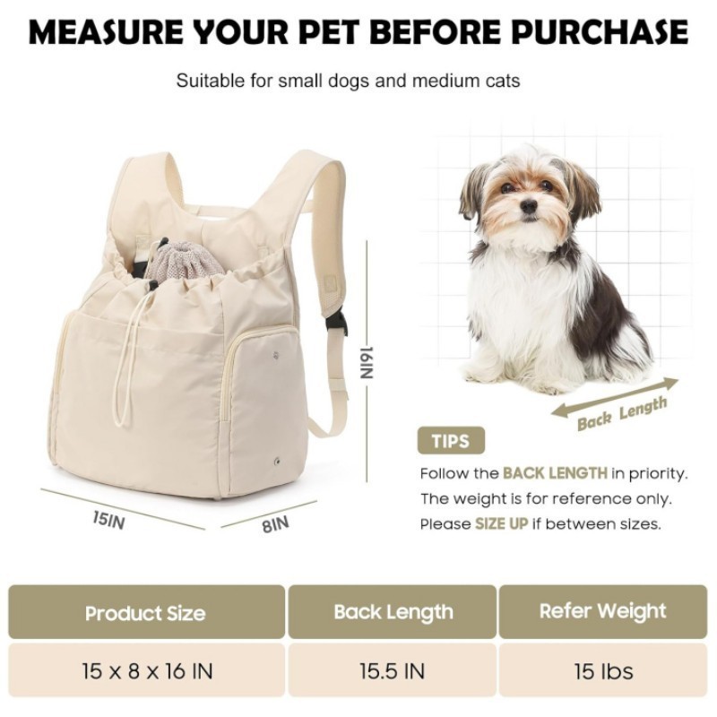 Spot Amazon Pet Out Bag Bolsa de pecho para gatos Bolsa para perros transpirable de gran capacidad Bolsa móvil para perros portátil