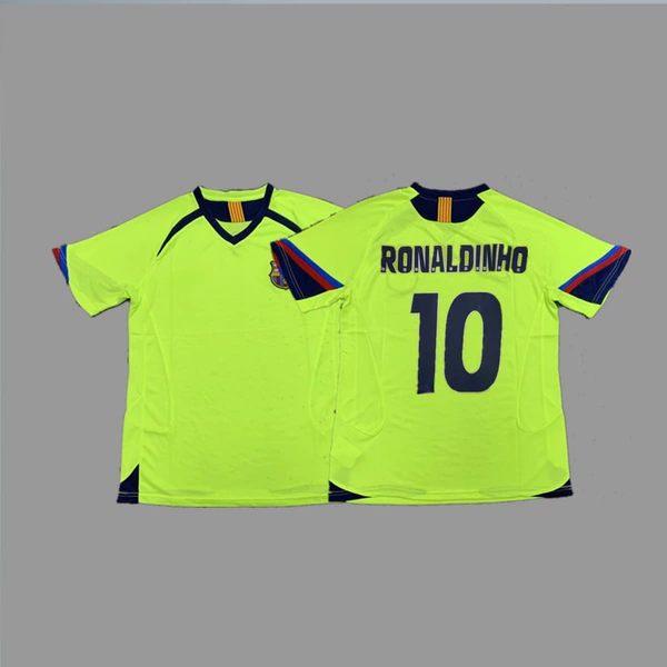 05-06 Barcelona S away game + printed No. 10
