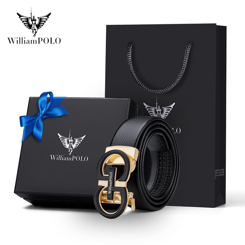 El emperador Paul cinturón para hombres de alta calidad cinturón de PVC aleación para hombres de negocios hebilla automática cinturón de moda para hombres de Guangzhou