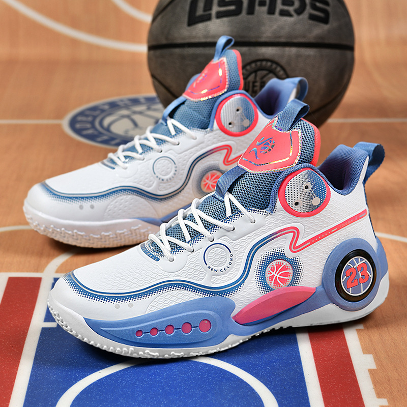 Zapatos de baloncesto de hombre de tamaño grande, zapatos transpirables de verano, zapatos deportivos casuales, zapatos de carrera de alto perfil image 4