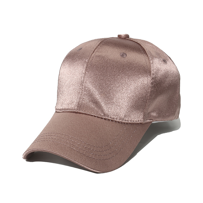 Women's Casual Solid Color Curved Eaves Baseball Cap display picture 7