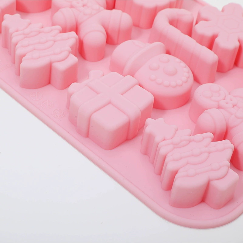 Spot 14 Christmas molds for baking easy to release cake molds kitchen tools silicone mold wholesale baking