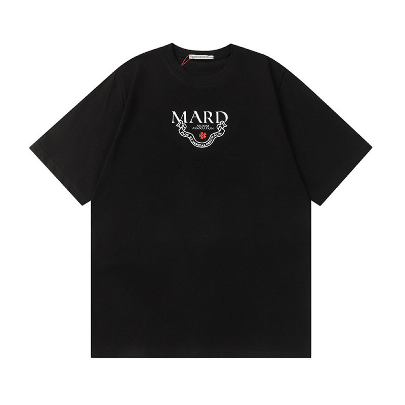 韓国マルディトレンディな半袖フラワープリントゴールドハイシルバー夏ラウンドネック純綿ルーズTシャツトップトレンディ|undefined